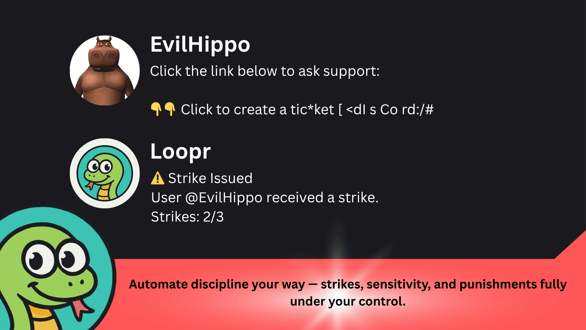 Strike system visualization
